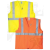 Coverguard Fluo jólláthatósági eco mellény keresztcsíkos narancs 70222-es, Jólláthatósági