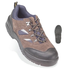 Coverguard Footwear COPPER (S1P SRC) barna velúrbőr munkavédelmi félcipő 9COPL /LEP18 munkavédelmi cipő