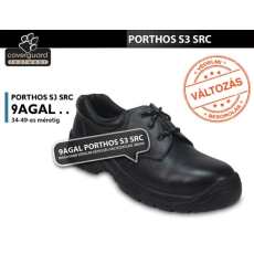 Coverguard Footwear PORTHOS (S3 SRC) cipő munkavédelmi félcipő, Coverguard9AGAL /9AGL