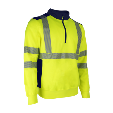 Coverguard FRISS FLUO SÁRGA/SÖTÉTKÉK PULÓVER_L
