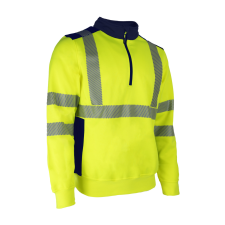 Coverguard FRISS FLUO SÁRGA/SÖTÉTKÉK PULÓVER_XL munkaruha