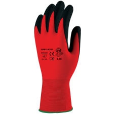 Coverguard GAN1LACI mártott latex kesztyű (piros, 8) védőkesztyű