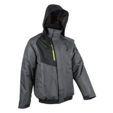 Coverguard GOMA SZÜRKE-FEKETE RIPSTOP TÉLI DZSEKI KAPUCNIVAL (szürke/fekete, XL)