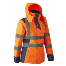 Coverguard HORA FLUO NARANCS/SÖTÉTKÉK NŐI TÉLIKABÁT_M munkaruha