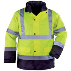 Coverguard jól láthatósági ROADWAY 3/1 FLUO PE KABÁT Jólláthatósági 7ROP (Sárga, narancssárga)