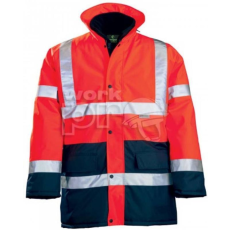 Coverguard Kabát Hi-Viz Fluo PE 4:1 kék/piros L