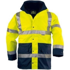 Coverguard Kabát Hi-Viz Fluo PE 4:1 kék/sárga 2XL munkaruha