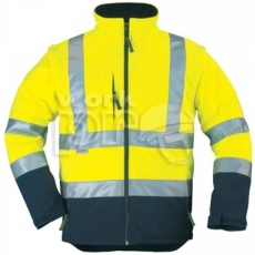 Coverguard Kabát Station lélegző vízhatlan anyagból levehető ujjak sárga 2XL