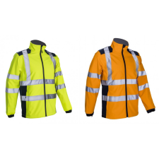 Coverguard KANPA HI-VIZ SÁRGA/NARANCS SOFTSHELL DZSEKI láthatósági ruházat
