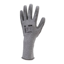 Coverguard Kesztyű Eurocut P330 hosszú PU mártott vágásbiztos szürke 8 védőkesztyű