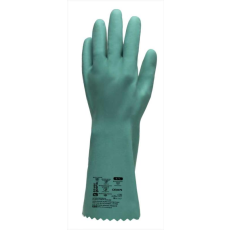 Coverguard Kesztyű vegyszerálló EUROCHEM NI550 nitril zöld, 11