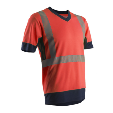 Coverguard KOMO HI-VIZ PIROS RÖVID UJJÚ PÓLÓ_M munkaruha