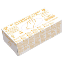 Coverguard Latex vizsgálókesztyű zöld 5806-12B (zöld*, 6) (5806B S) takarító és háztartási eszköz
