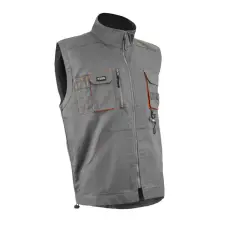 Coverguard Mellény Paddock II egyenes fazon praktikus zsebek szürke/narancs 2XL munkaruha