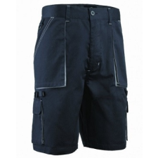 Coverguard NAVY/KÉK II RÖVID BERMUDA Övbújtatós, sokzsebes, derék rövidnadrág munkaruha