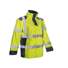 Coverguard Nott Hi-Viz Multirisk bélelt védőkabát (HV sárga, M) munkaruha