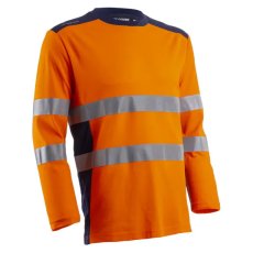 Coverguard RIKKA HOSSZÚUJJÚ PÓLÓ HI-VIZ NARANCS ÉS KÉK SZÍNBEN_3XL
