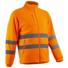 Coverguard Ritto polár HV munkavédelmi pulóver fluo narancs színben munkaruha