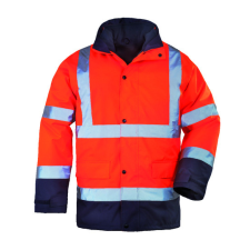 Coverguard Roadway 4/1 kabát kifutó (HV narancs/kék, 3XL) láthatósági ruházat
