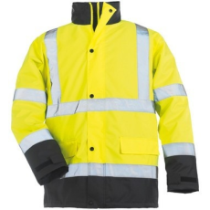 Coverguard ROADWAY télikabát, sárga/kék, melegbélés, Oxford külső, taft belső, fényvisszaverő csíkok, S