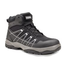 Coverguard Schorl S3 fekete sport bakancs fényvisszaverő csíkkal munkavédelmi cipő