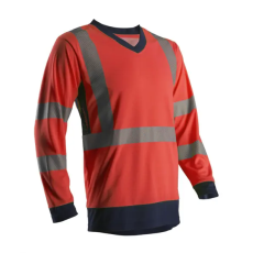 Coverguard SUNO HI-VIZ PIROS HOSSZÚ UJJÚ PÓLÓ_2XL