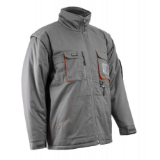 Coverguard Télikabát Paddock II levehető ujj szürke/narancs 4XL