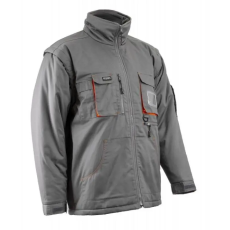 Coverguard Télikabát Paddock II levehető ujj szürke/narancs 5XL