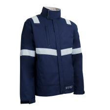 Coverguard Tuisto lángálló FR softshell dzseki (sötétkék, M) munkaruha