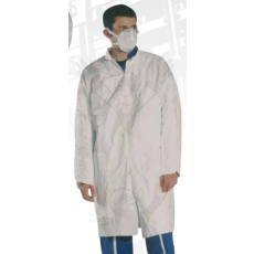 Coverguard Tyvek köpeny zseb nélkül, patentos, ellenálló, lélegző anyagból