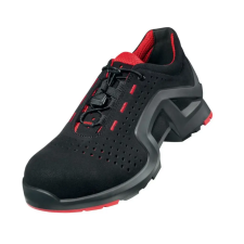 Coverguard UVEX1 X-TENDED SUPPORT félcipő fekete/piros S1 SRC ESD munkavédelmi cipő