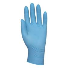 Coverguard Vizsgálókesztyű COVERGUARD nitril púder nélküli kék L 100 darab/doboz védőkesztyű