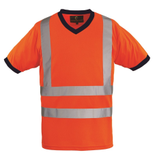 Coverguard Yard v-nyakú Fluo póló (HV narancssárga, XXL)