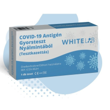  COVID-19 antigén gyorsteszt Nyálmintából önellenőrzésre - WhiteLAB - 10 db gyógyászati segédeszköz