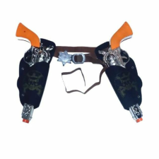  COWBOY sheriff western 2db-os pisztoly szett kiegészítőkkel jelmez