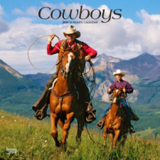 Cowboys 2025 12 X 24 Inch Monthly Square Wall Calendar Plastic-Free naptár, kalendárium