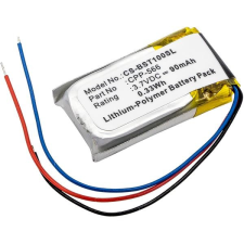 CPP-566 Vezetéknélküli fejhallgató akkumulátor 90 mAh fejhallgató akkumulátor