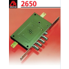  CR Serrature 2650/28 biztonsági zár kéttollú kulccsal