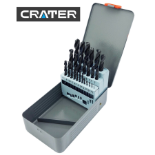 CRATER fémcsigafúró készlet 1-13mm 25r. hss d338 fém d. fúrószár