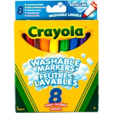 Crayola: 8 darabos vastag filc kreatív és készségfejlesztő