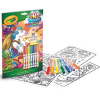 Crayola : Color &amp; Activity állatkornis foglalkoztató 7 db filctollal