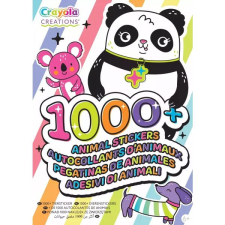 Crayola Creations: Matricás füzet 1000+ matricával - Állatok matrica