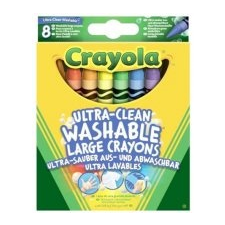 Crayola Extra-kimosható zsírkréta 8 db kreatív és készségfejlesztő