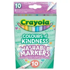 Crayola : Kedves szavak vékonyhegyű filctoll készlet - 10 db-os filctoll, marker