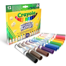 Crayola : Lemosható, tompahegyű filctoll készlet - 12 db-os (58-8340) filctoll, marker