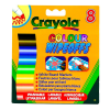 Crayola : Lemosható vastag filctoll készlet fehér táblára - 8 db-os