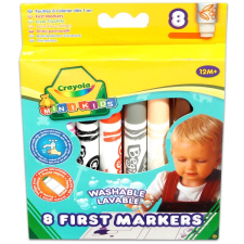 Crayola Mini Kids Gyermek filctoll készlet - Vegyes színek (8db) filctoll, marker