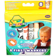 Crayola Mini Kids Gyermek filctoll készlet - Vegyes színek (8db) (8324) filctoll, marker