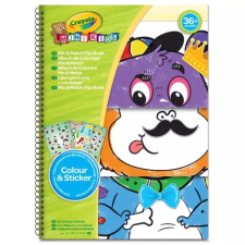 Crayola Mini Kids: Lapozható matricás színezőkönyv kreatív és készségfejlesztő