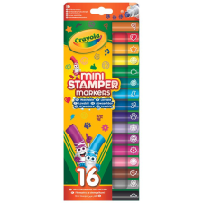 Crayola Mini mintázó filctoll készlet - Vegyes színek (16 db / csomag) filctoll, marker